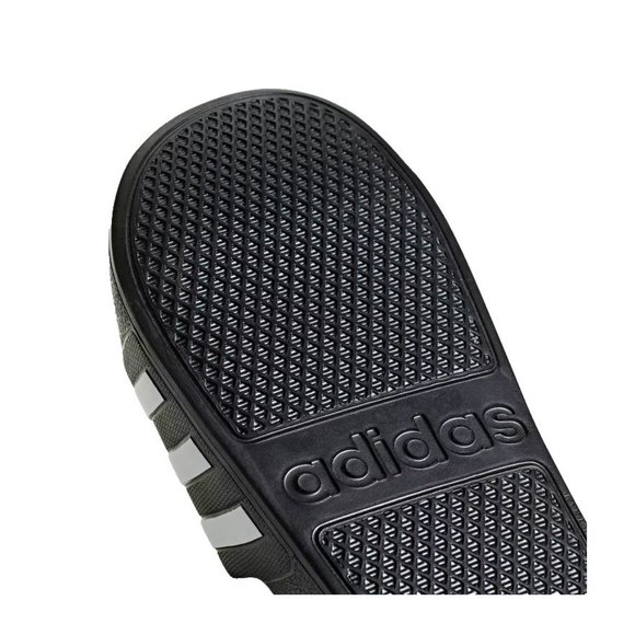 NEW Adidas Adilette Aqua Slide Sandals Black White Men 10 Women‎ 11